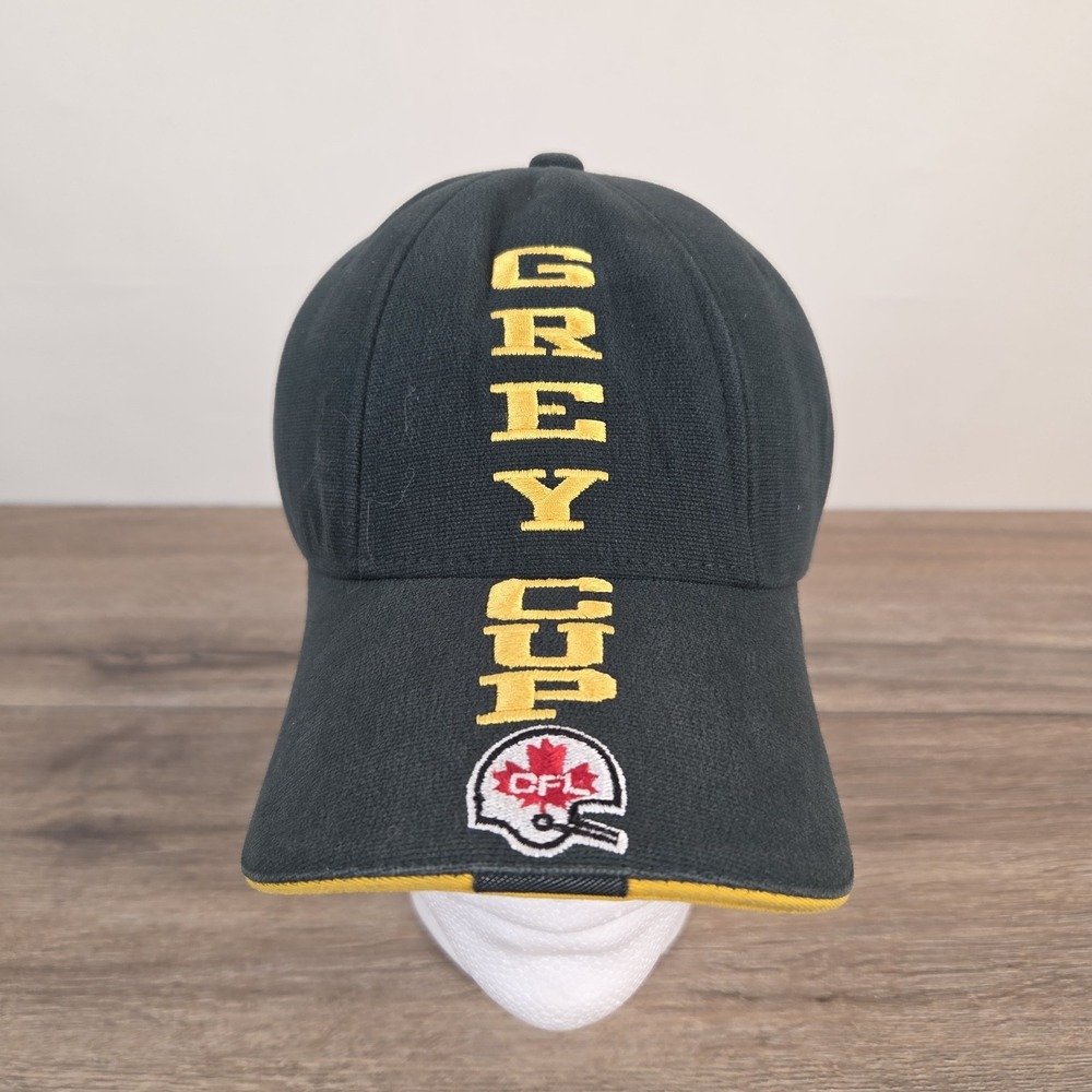 CFL Grey Cup Edmonton 2002 Hat Cap Green Yellow Puma One Size Flex Fit